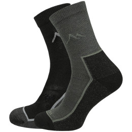 Čarape MOOA Merino Mountain 2-pack različite varijante boja Mix 2 (black,green)