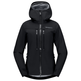 Ženska oudoor jakna Norrona Trollveggen Gore-Tex Pro Light Jacket crna Caviar Black
