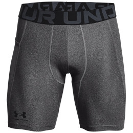 Muške funkcionalne bokserice Under Armour HG Armour Shorts siva Carbon Heather / / Black