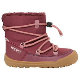 Dječje zimske cipele Viking Outdoor Footwear Birch Barefoot Warm WP Pull-on Wine