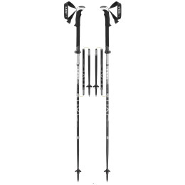 Trekking štapovi Leki Micro Vario Carbon Strong crna BlackLightanthraciteWhite