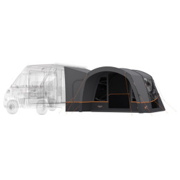 Šator za kamper Vango Cove III Air Mid crna/siva Cloud Grey