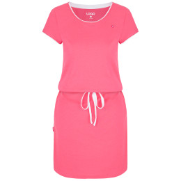 Ženska haljina Loap Besie ružičasta CmRose/White