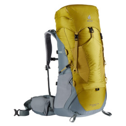 Ruksak Deuter Aircontact Lite 50+10 siva/žuta TourmericTeal