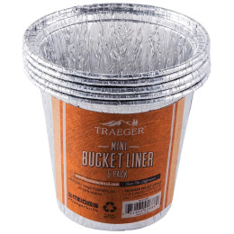 Dodatak za roštiljanje Traeger MINI BUCKET LINER - 5 PACK srebrena