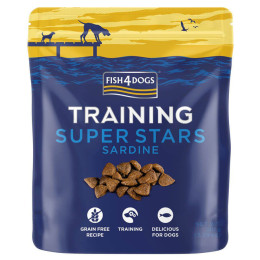 Poslastice za pse Fish4Dogs Training Super Stars Sardine 150g