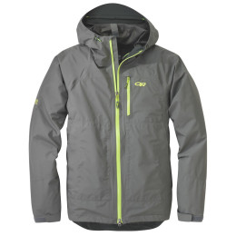 Muška jakna Outdoor Research Foray jacket (S18) siva/žuta Pewter/LemonGrass