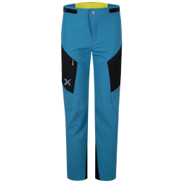 Muške softshell hlače Montura Ritmo Pants plava SteelBlue/SunnyLime