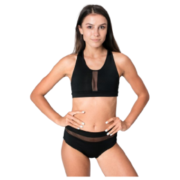 Ženski kupaći Drexiss Sport Black crna