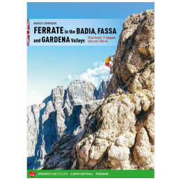 Lezecký průvodce Versante Sud Ferrate in the Badia, Fassa and Gardena Valleys mješavina boja