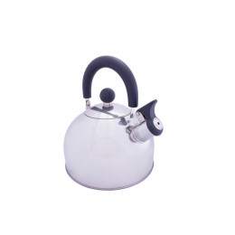 Kuhalo Vango 2L Stainless Steel kettle with folding handle srebrena