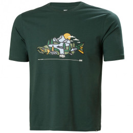 Muška majica Helly Hansen F2F Organic Cotton Tee 2.0 zelena