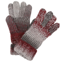 Rukavice Regatta Frosty Glove VI siva/crvena Cabernet