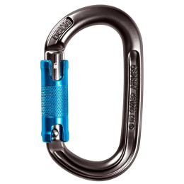 Karabiner Ocún Osprey triple srebrena Anthracite