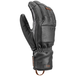 Rukavice za skijanje Leki Montera Prime crna /smeđa black-dark brown