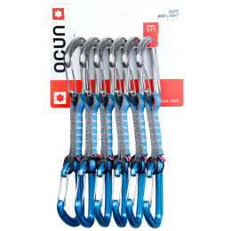 Karabiner za penjanje Ocún Hawk QD Wire Pad 16 - pack 5+1 plava