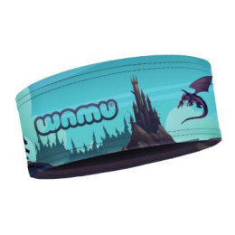Dječja traka za glavu WAMU Dragon Fantasy plava BLUE