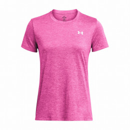 Ženska majica Under Armour Tech SSC - Twist ružičasta RebelPink/PinkElixir/White