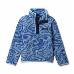 Dječja dukserica Columbia Helvetia™ II Printed Half Snap Fleece Mountain Blue T plava Mountain Blue T
