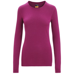 Ženska funkcionalna majica Icebreaker 200 Oasis LS Crewe boja vina