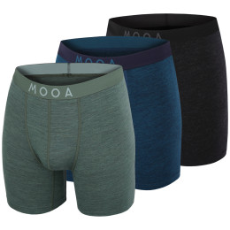 Muške bokserice MOOA MerinoSilk 6in 3-pack