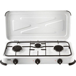 Kuhalo na plin Gimeg Tříplotýnkový plynový vařič bijela