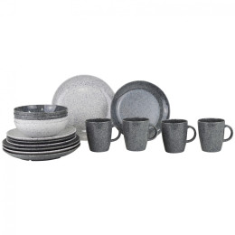 Set posuđa Gimex Solid Line Granite 16 pcs siva