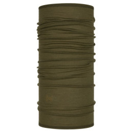 Višenamjenski šal Buff Merino Lightweight Neckwear zelena SOLID BARK