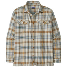 Muška košulja Patagonia Fjord Flannel Shirt Midweight bež