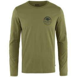 Muška majica Fjällräven Forever Nature Badge LS svijetlo zelena