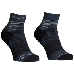 Ženske merino čarape Ortovox All Mountain Quarter Socks W crna/siva Black Raven