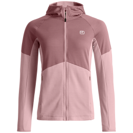 Ženska funkcionalna dukserica Ortovox Fleece Light Grid Hoody W ružičasta Dawn Rose