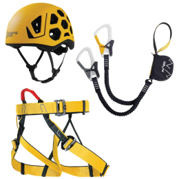Samoosiguravajući komplet (via ferrata set) Singing Rock Packet Ferrata žuta yellow