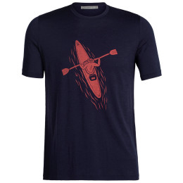 Muška majica Icebreaker Men Tech Lite II SS Tee Pad tamno plava