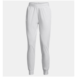 Ženske hlače Under Armour ArmourSport High Rise Wvn Pnt svijetlo siva HaloGray/White