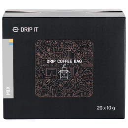Kava Drip it Mix - Colombia, Honduras 20x10 g siva šedá
