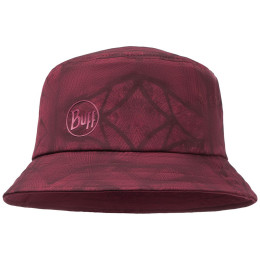 Turistički šešir Buff Trek Bucket Hat crvena CalyxDarkRed