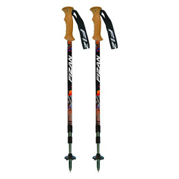 Trekking štapovi Fizan Tierra (2018) crna/narančasta Black/Orange