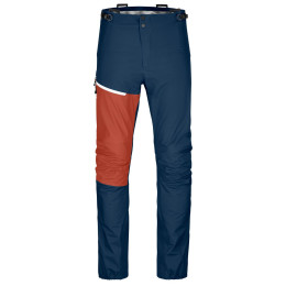 Muške hlače Ortovox Westalpen 3L Light Pants M plava / crvena deep ocean