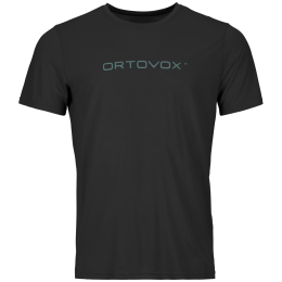Muška majica Ortovox 150 Cool Brand T-shirt crna Black Raven