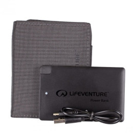 Novčanik LifeVenture RFID Charger Wallet siva Grey