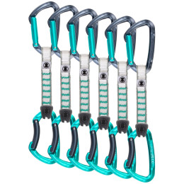 Karabiner za penjanje Skylotec Lime Set Nylon - pack of 6 siva/zelena Anthracite/Acquamarine