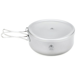 Posuđe Robens Ori Titanium Pot with Plate Lid srebrena