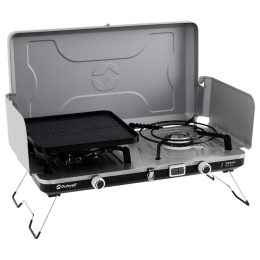 Kuhalo za kampiranje Outwell Merapi Pro Duo Deluxe srebrena Silver Grey