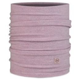 Višenamjenski šal Buff Merino Fleece Neckwarmer svijetlo ružičasta LILAC SAND