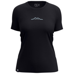 Ženska majica Ortovox 150 Cool Mountain T-Shirt crna Black Raven