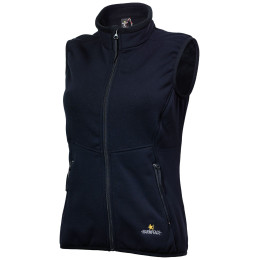 Ženski prsluk Warmpeace Trailmark Powerstretch crna Black