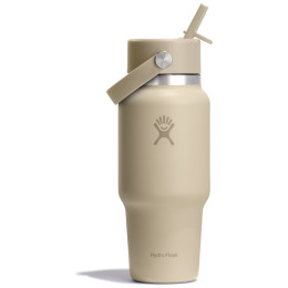 Termos Hydro Flask Wide Flex Straw Travel Bottle 24 Oz bež oat