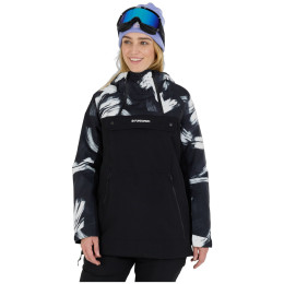 Ženska bunda za skijanje Fundango Fayette ECO Anorak crna/bijela black injun