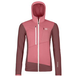 Ženska dukserica Ortovox Fleece Grid Hoody W ružičasta mountain rose